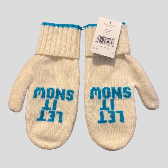 NWT kate spade let it snow mittens - Picture 3 of 4